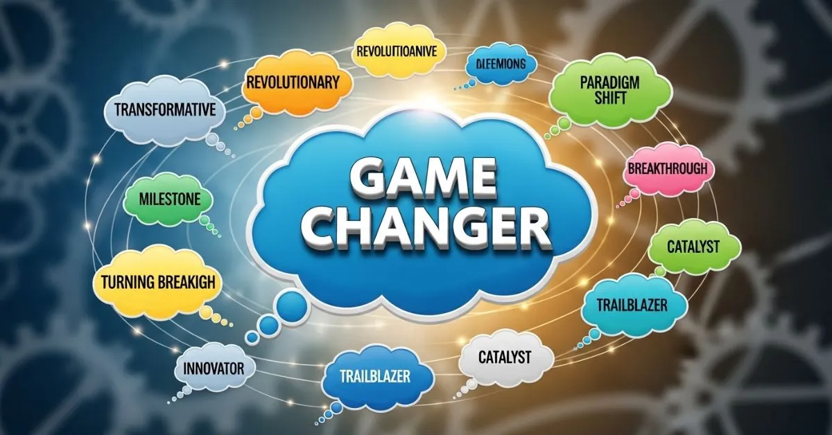 another way to say game changer