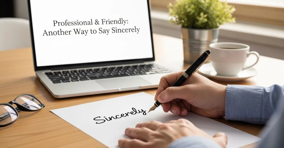 Another Way to Say Sincerely