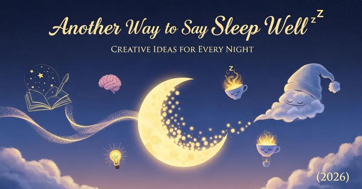 another way to say sleep well