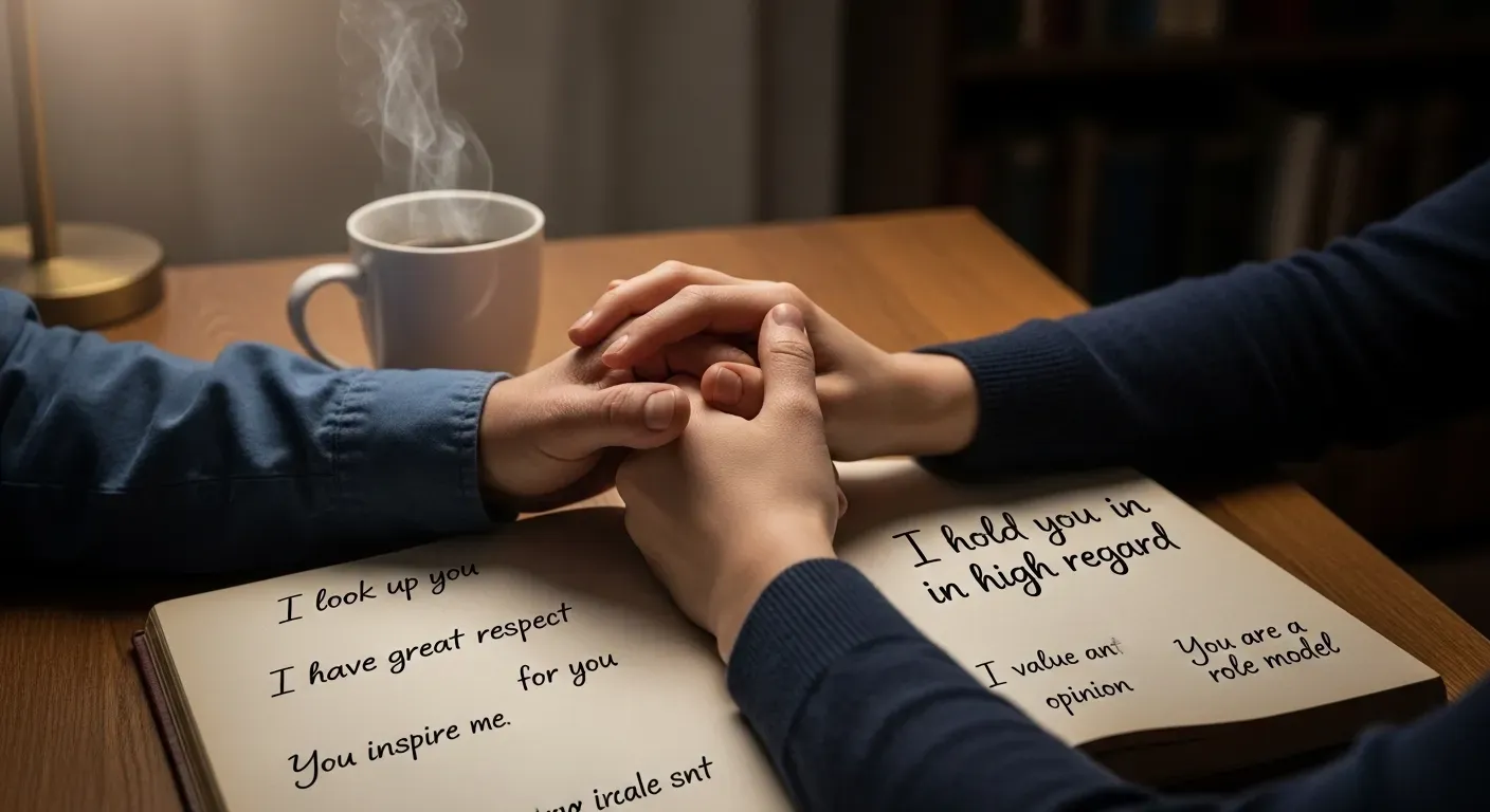 Another Way to Say You Admire Someone