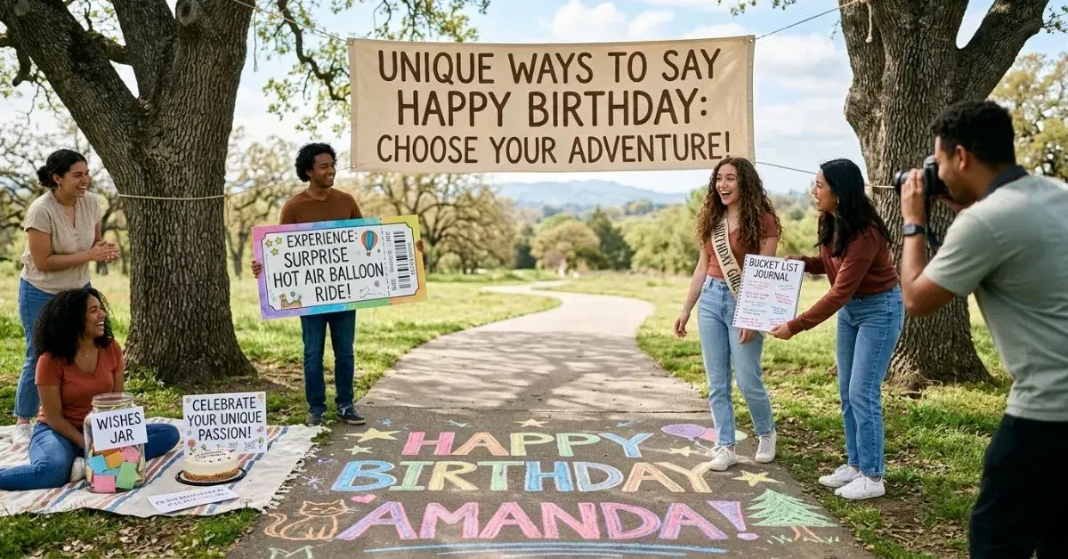Unique Ways To Say Happy Birthday