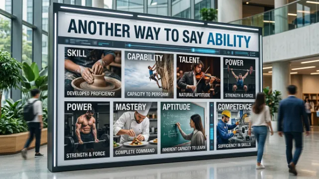 Another Way to Say Ability
