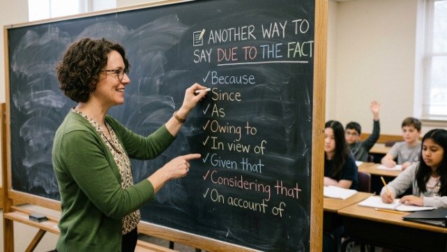 Another Way to Say Due to the Fact