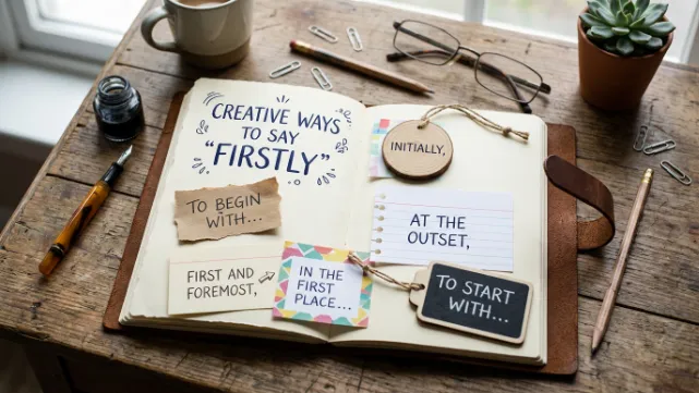 Creative Ways to Say Firstly