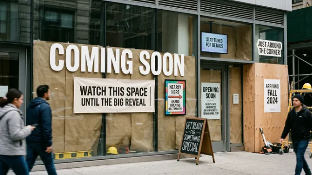Ways to Say Coming Soon