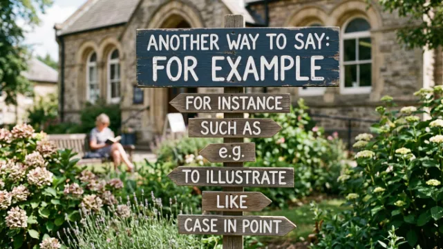 Another Way to Say For Example