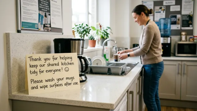 Polite Way to Say Clean Up After Yourself