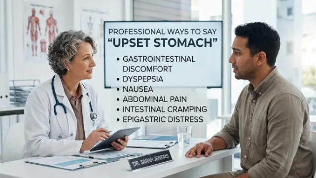 Professional Ways to Say Upset Stomach