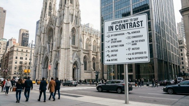 Another Way to Say In Contrast