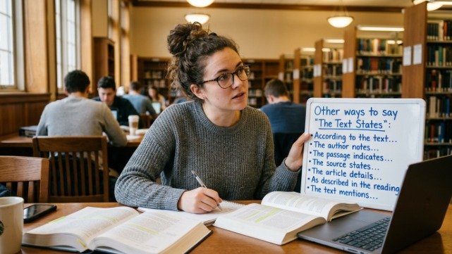 Another Way to Say the Text States