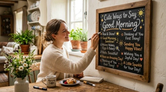 Cute Ways to Say Good Morning