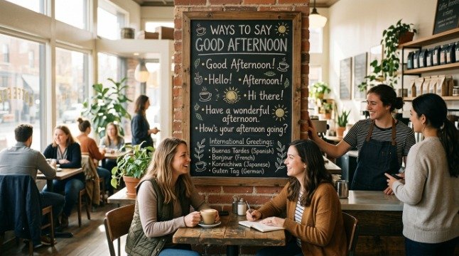 Ways to Say Good Afternoon