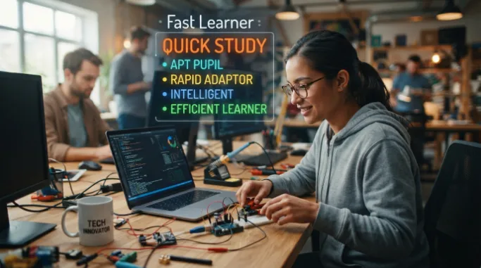 Another Way to Say Fast Learner