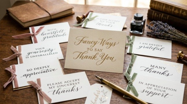 Fancy Ways to Say Thank You