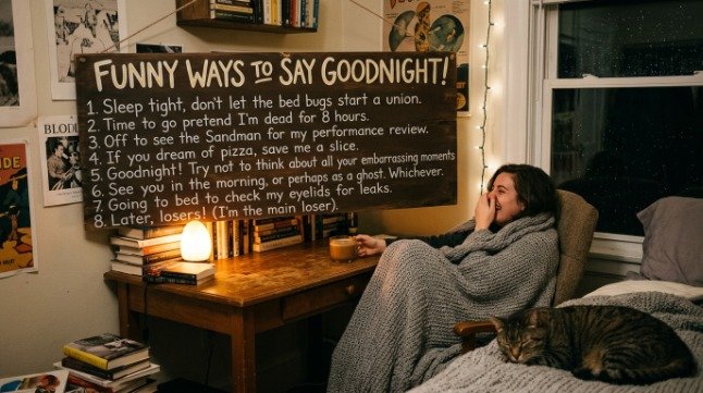 Funny Ways to Say Goodnight