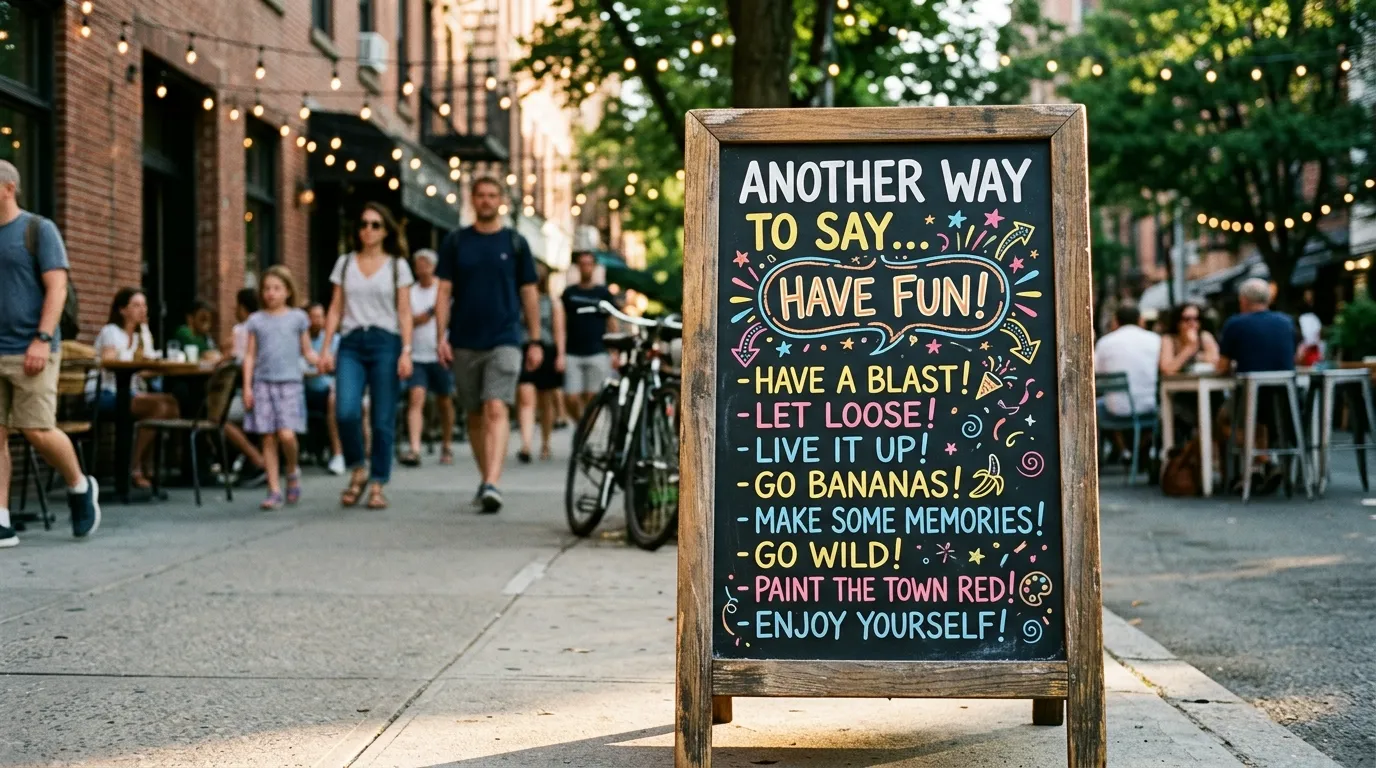 Another Way to Say Have Fun