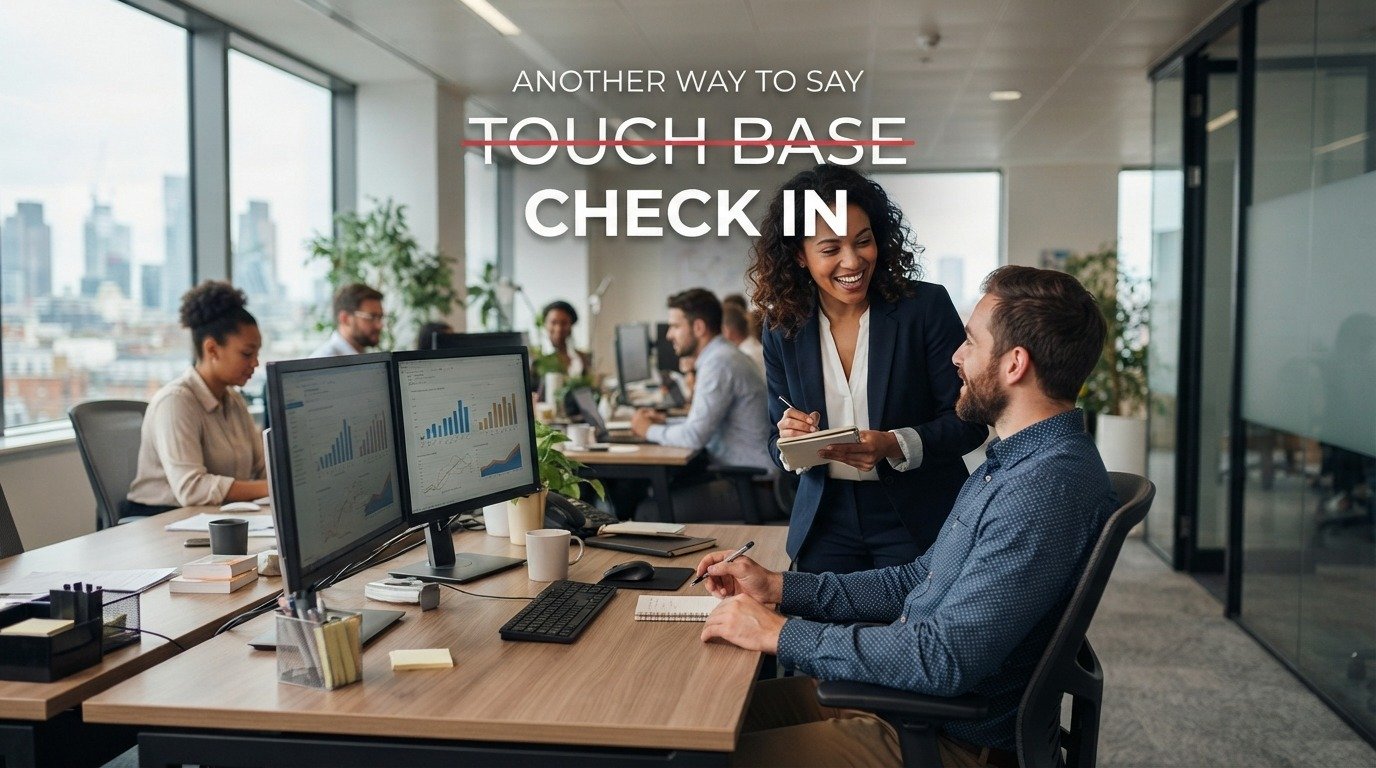Another Way to Say Touch Base